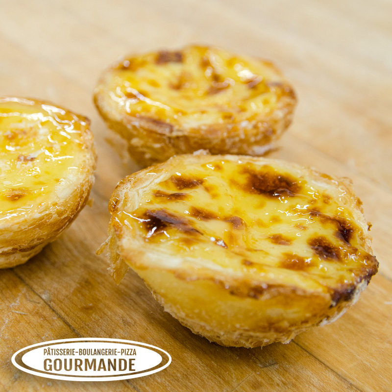 Portuguese flan Pâtisserie Boulangerie Pizza Gourmande Laval